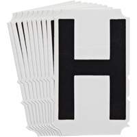 &eacute;tiquettes de lettres et chiffres gothiques individuels Quick-Align, H, 4" h, Noir Sidevic Inc.