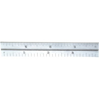 Junior Combination Squares, 4" L, 8/100" Graduations, Steel, Satin Sidevic Inc.