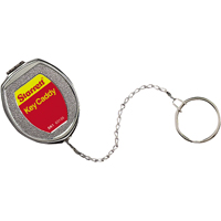Porte-cl&eacute;s autor&eacute;tractable Key Caddy, Acier inoxydable, C&acirc;ble 21", Fixation Agrafe de ceinture Sidevic Inc.