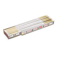 Red End&reg; Masonry Rule, 6' L, Wood, 1/16" Graduations Sidevic Inc.