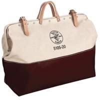 Sac d'outils robuste &agrave; fond haut de 20 po, Toile, 1 pochettes, Naturel Sidevic Inc.