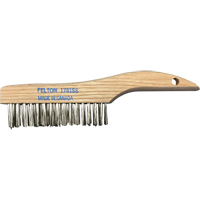 Brosses de nettoyage &agrave; manche en patin, Acier inoxydable, 4 x 16 rangs de fils, Longueur 10" Sidevic Inc.