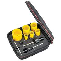 Plumber's Deep Cut Hole Saw Kit, 10 Pieces Sidevic Inc.