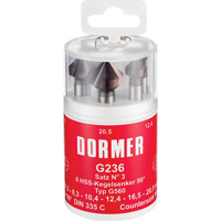 90° Countersink Set, 6 Pieces Sidevic Inc.