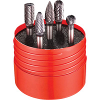 Double Cut Rotary Burr Set, 5 Pieces Sidevic Inc.