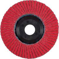 Flap Disc, 4-1/2" x 5/8"-11, Type 27, 40 Grit, Ceramic Sidevic Inc.
