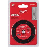 Lame abrasive au carbure, 3" x Arbre de 3/8", Carbure de silicium, 20 000 Tr/min Sidevic Inc.