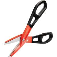 13" Serrated Aluminum Tinner Snip with Dipped Handle, 3" Cut Length, Straight Cut Sidevic Inc.