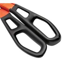 13" Serrated Aluminum Tinner Snip with Dipped Handle, 3" Cut Length, Straight Cut Sidevic Inc.