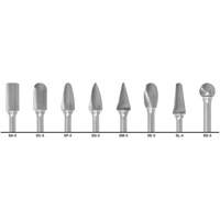 CLE-LINE 1855 Double Cut Carbide Burr Set, 8 Pieces Sidevic Inc.