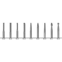 CLE-LINE 1855 Double Cut Carbide Burr Set, 9 Pieces Sidevic Inc.