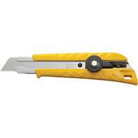 Ratchet Lock Utility Knife with Solid Blade, 18 mm, Stainless Steel Blade Sidevic Inc.