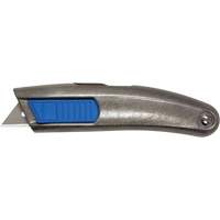 Couteau r&eacute;tractable non peintur&eacute; SECUPRO MEGASAFE, 20 mm, Acier inoxydable, Robuste, Prise en Aluminium Sidevic Inc.