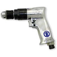 ADX380R Perceuse pneumatique r&eacute;versible, 4 pi³/min, 1/4" NPT, 86,8 dBA, 3/8" mandrin, Avec cl&eacute; Sidevic Inc.