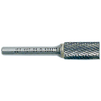 End-Cut Cylindrical Burr, 1/2" Dia., 1/4" Shank, 1" Depth of Cut Sidevic Inc.