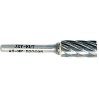 A5-NF JET-KUT&reg; Cylindrical Shape Bur for Aluminum/Non-ferrous Materials, 1/2" Dia., 1/4" Shank Sidevic Inc.