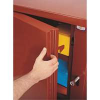 Armoire &agrave; tablettes Jobsite, Acier, 47,5 pi³, Rouge Sidevic Inc.