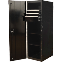 RX Series Side Cabinet, 3 Drawers, 19" W x 25" D x 61" H, Black Sidevic Inc.
