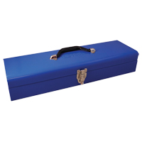 Low Profile Utility Tool Box, 20" D x 6-1/4" W x 5" H, Blue Sidevic Inc.