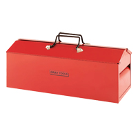 Tool Box, 8-13/20" D x 21-3/10" W x 9" H, Red Sidevic Inc.