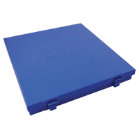 Slim Metal Box, 10-1/2" D x 9-1/4" W x 1-1/4" H, Blue Sidevic Inc.