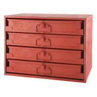 R&acirc;telier avec 4 boîtes &agrave; compartiments, 4 compartiments, 20-1/2" la x 12-1/2" p, 14-5/8" h, Rouge Sidevic Inc.
