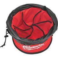 Sac range-tout style parachute, 11-4/5" lo x 11-4/5" la x 11" h, Nylon, Noir/Rouge Sidevic Inc.