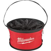 Sac range-tout style parachute, 11-4/5" lo x 11-4/5" la x 11" h, Nylon, Noir/Rouge Sidevic Inc.