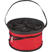 Sac range-tout style parachute, 11-4/5" lo x 11-4/5" la x 11" h, Nylon, Noir/Rouge Sidevic Inc.