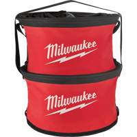Sac range-tout style parachute, 11-4/5" lo x 11-4/5" la x 11" h, Nylon, Noir/Rouge Sidevic Inc.