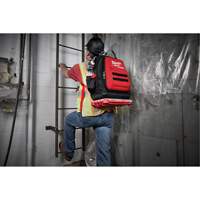 Sac &agrave; dos Packout, 15-3/4" lo x 11-4/5" la, Noir/Rouge, Balistique Sidevic Inc.