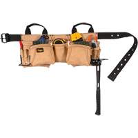 Ceinture &agrave; outils pour menuisier, Cuir, Havane Sidevic Inc.