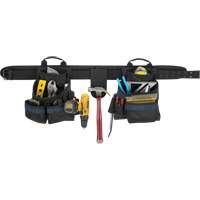 Ceinture &agrave; outils pour &eacute;lectricien, Polyester, Noir Sidevic Inc.