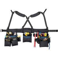 Ceinture &agrave; outils pour menuisier, Polyester, Noir Sidevic Inc.
