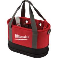 Sac ovale a&eacute;rien utilitaire, Nylon balistique, 14 pochettes, Noir/Rouge Sidevic Inc.