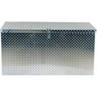 Aluminum Treadplate Portable Tool Box, 25-1/16" D x 49-1/4" W x 24" H, Silver Sidevic Inc.