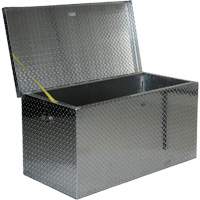 Aluminum Treadplate Portable Tool Box, 25-1/16" D x 49-1/4" W x 24" H, Silver Sidevic Inc.
