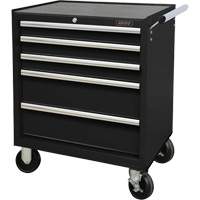Chariot &agrave; outils industriel, 5 tiroirs, 27" la x 18-3/4" p x 31-1/2" h, Noir Sidevic Inc.