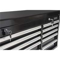 Industrial Tool Chest, 41" W, 10 Drawers, Black Sidevic Inc.