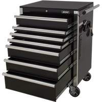 Chariot &agrave; outils &agrave; usage intensif, 7 tiroirs, 28" la x 22" p x 42-3/8" h, Noir Sidevic Inc.