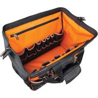 Sac &agrave; outils avec grande ouverture Tradesman Pro, Nylon balistique, 42 pochettes, Noir Sidevic Inc.