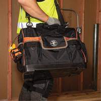 Sac &agrave; outils avec grande ouverture Tradesman Pro, Nylon balistique, 42 pochettes, Noir Sidevic Inc.