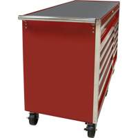 Chariot &agrave; outils industriel, 12 tiroirs, 56" la x 24-1/2" p x 38-1/8" h, Rouge Sidevic Inc.