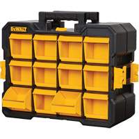 Flip-Bin Organizer, 3-7/8" W x 17-3/4" D x 13-7/8" H, Black/Yellow Sidevic Inc.