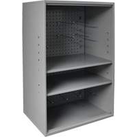 Armoire d'entreposage de produits abrasifs avec panneau perfor&eacute;, Acier, 19-7/8" x 14-1/4" x 32-3/4", Gris Sidevic Inc.