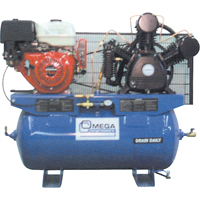 Industrial Series Air Compressors - Engine Compressors, 25 Gal. (30 US Gal) Sidevic Inc.