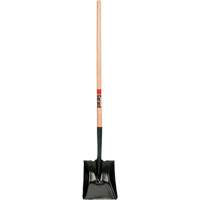 Square Point Shovel, Wood, Tempered Steel Blade, Straight Handle, 42" Long Sidevic Inc.