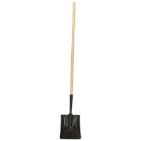 Pelle &agrave; bout carr&eacute;, Bois, Lame Acier durci, Manche en Droit, Longueur 49-1/2" Sidevic Inc.