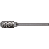 CLEVELAND Solid Carbide Burrs - Cylinder Shape with Ball Nose, SC-42, 1/8" Dia., 9/16" Depth of Cut Sidevic Inc.