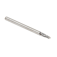 CLEVELAND Solid Carbide Burrs - Taper Shape Radius End 14°, 1/8" Shank Sidevic Inc.
